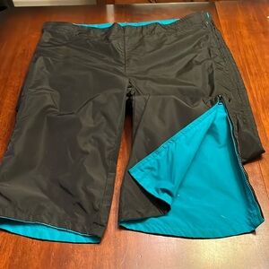 Columbia Black and Teal Men's Pants